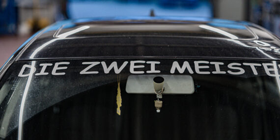 SChriftzug auf Auto